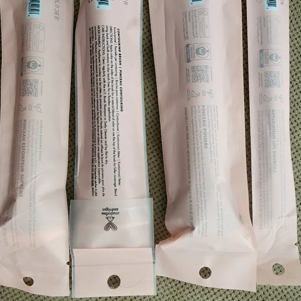4 e.l.f. Makeup Brushes Contouring Ultimate Blending Powder Brow Lift